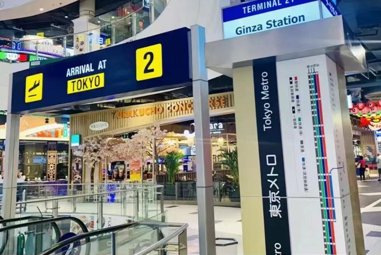 原來，好的標識牌能讓你在商場里環(huán)游全世界